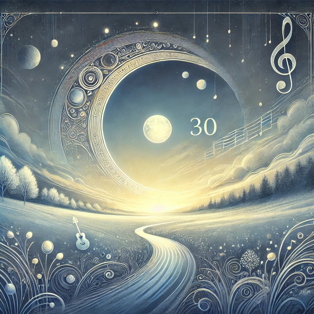 На границе лунного цикла: путь к новому начинается с осознания прожитого, под светом уходящей Луны и мелодиями вдохновения