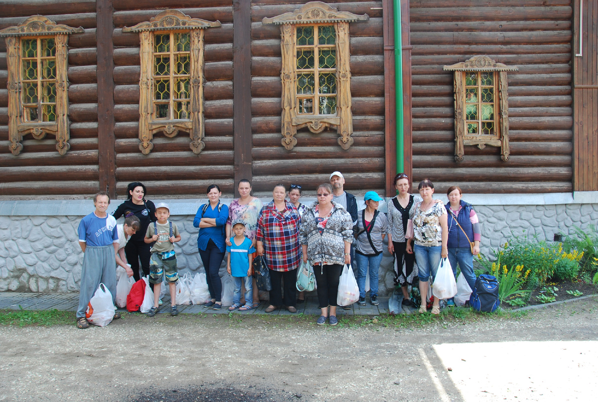 Раздача продоовольственных наборов 1 июля 2018 г.