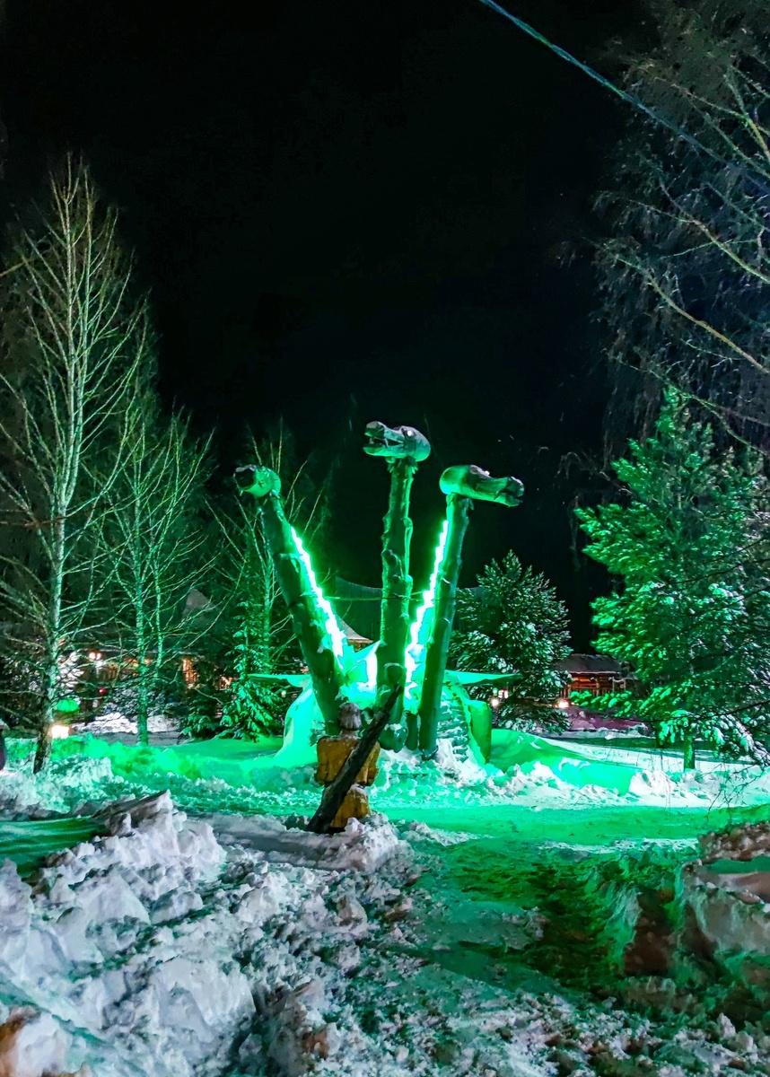 Змей Горыныч на территории "Белая Сова"