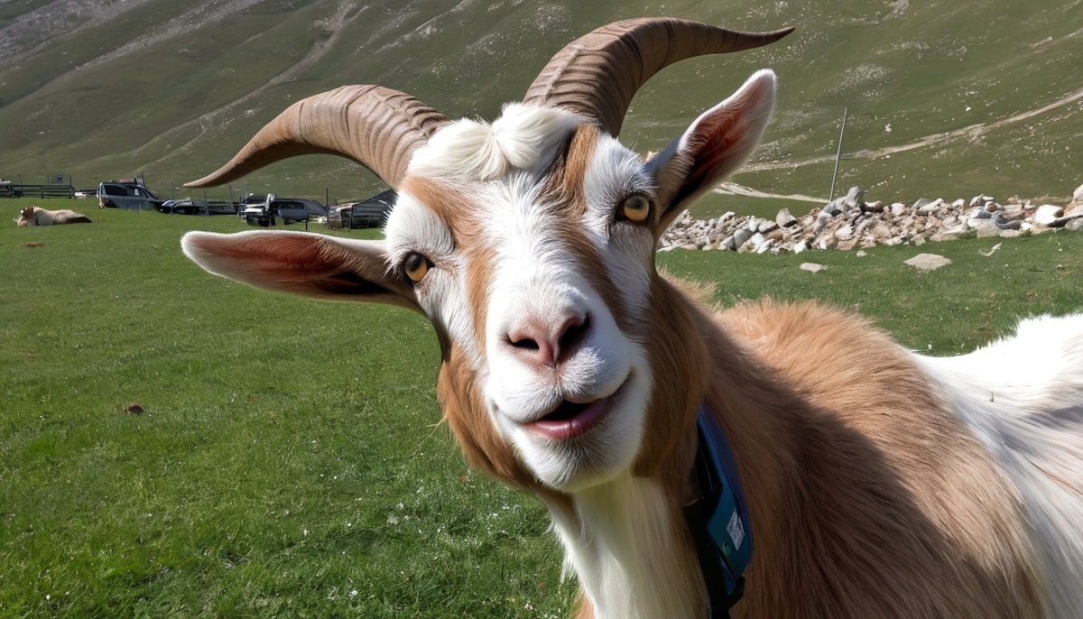 а он помогает тем, кто сам старается. Не козел. Случай. 