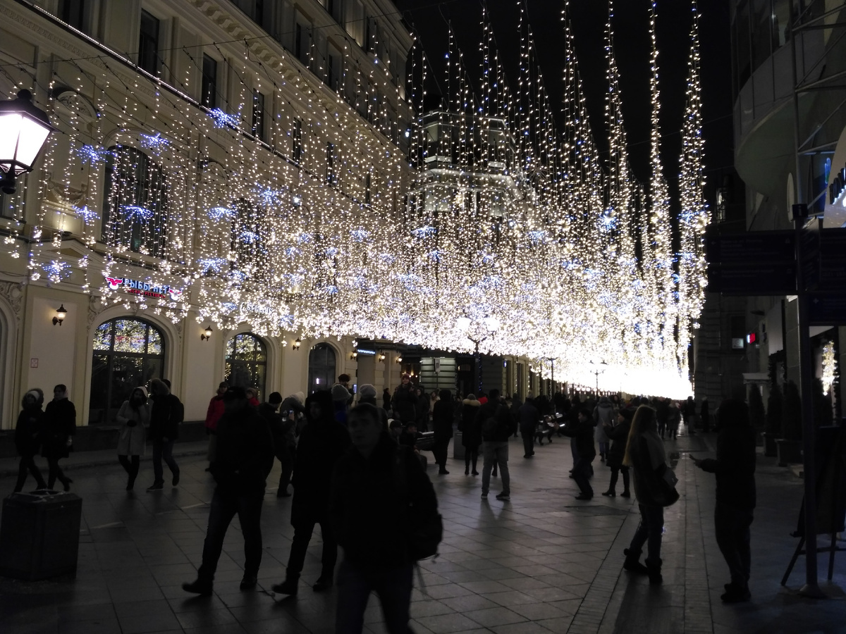 Москва. Никольская улица. Декабрь, 2017