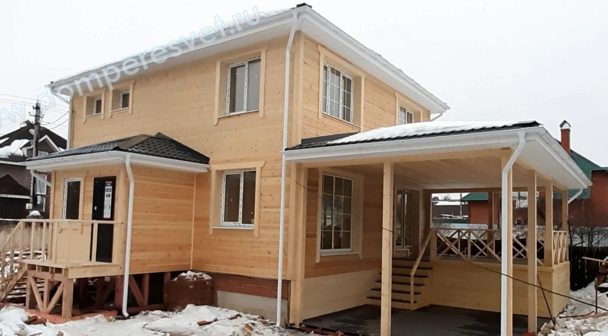 Фото дома в Новой Москве после реконструкции