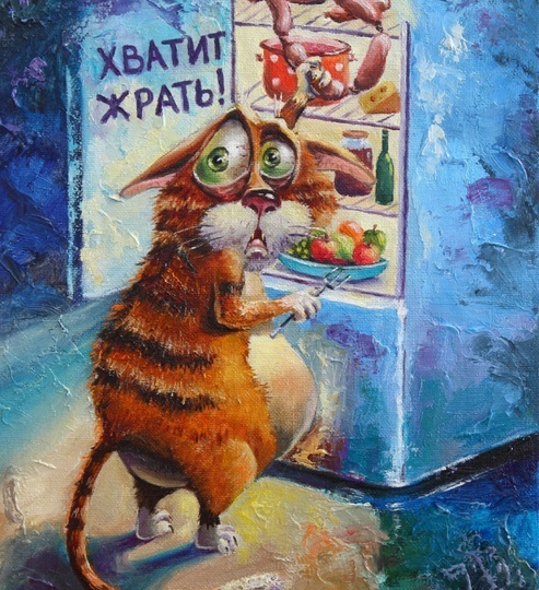 "Почеши за ушком": замурчательная живопись о кошках в картинах разных художников