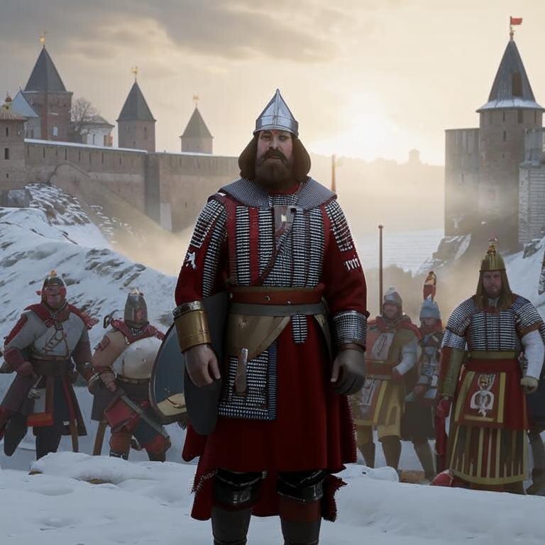 Григорий Скуратов-Бельский обращается к воинам перед штурмом крепости Вейсенштейн