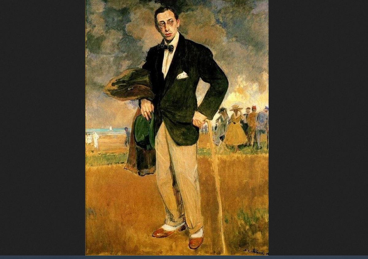 Жак-Эмиль Бланш. "Портрет Игоря Стравинского". 1915