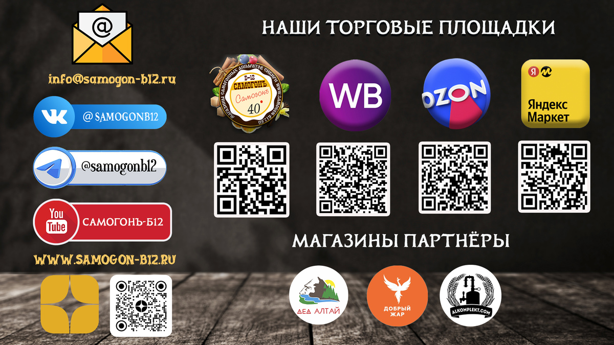 Сообщества и торговые площадки Самогонъ-Б12