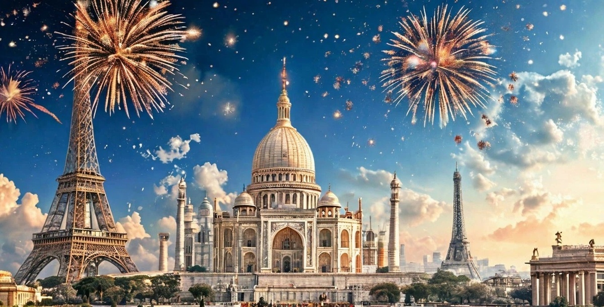 Сфоткал вам свою дачу. Так мы там празднуем Новый год