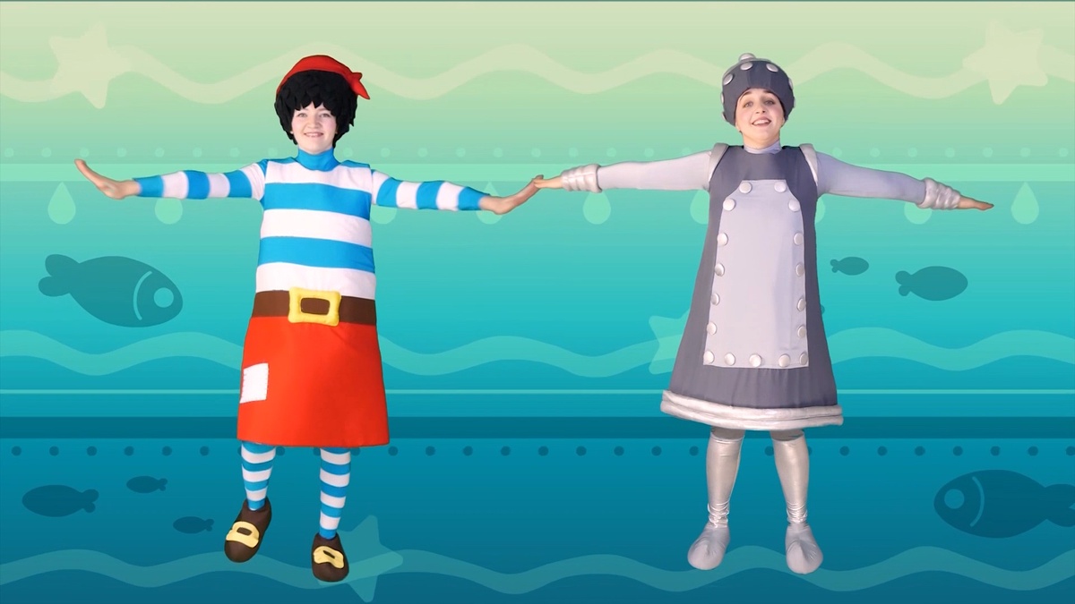 Зарядка для детей под музыку с движениями и словами. Для детского сада, школы, дома.