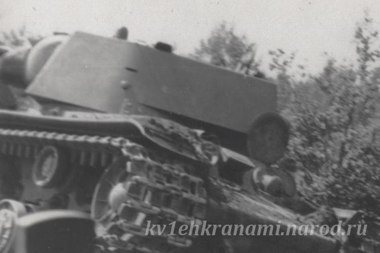 "Расейняйский" танк КВ-1 с пушкой Ф-32 (снимок из коллекции автора)
