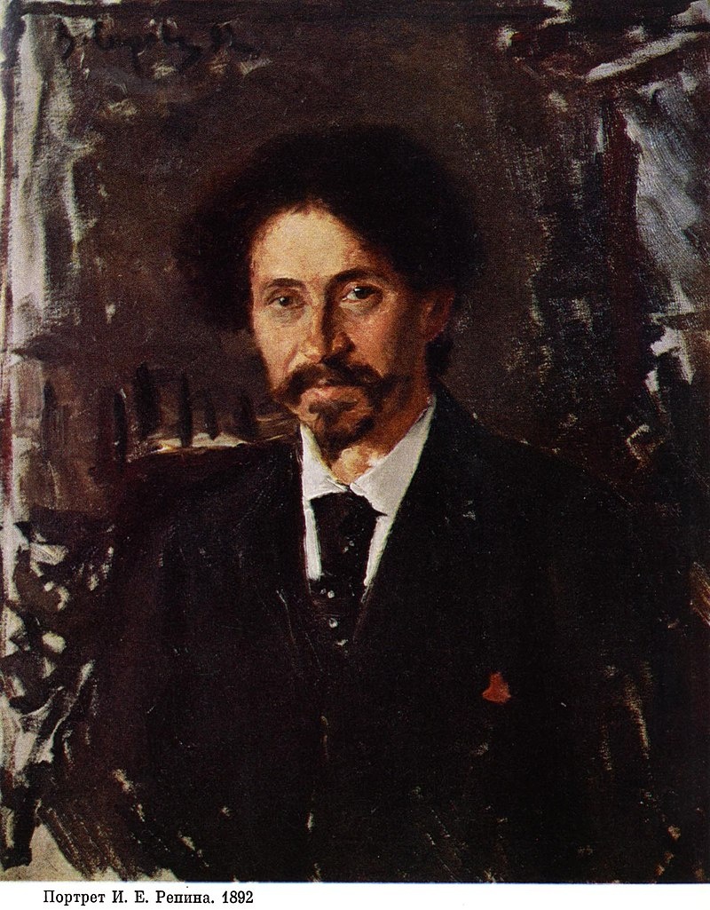 В. А. Серов, "Портрет художника И. Е. Репина".