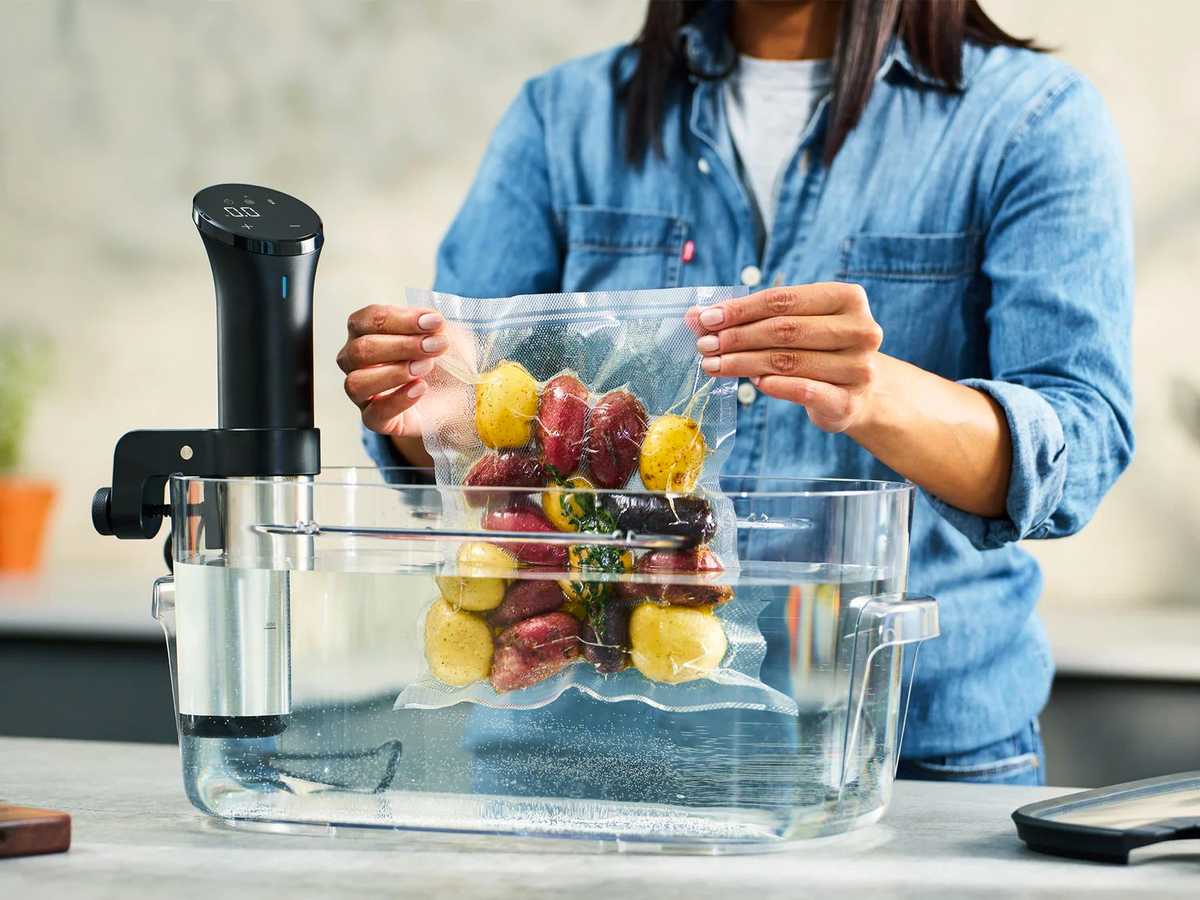 Приготовление овощей по методике су-вид