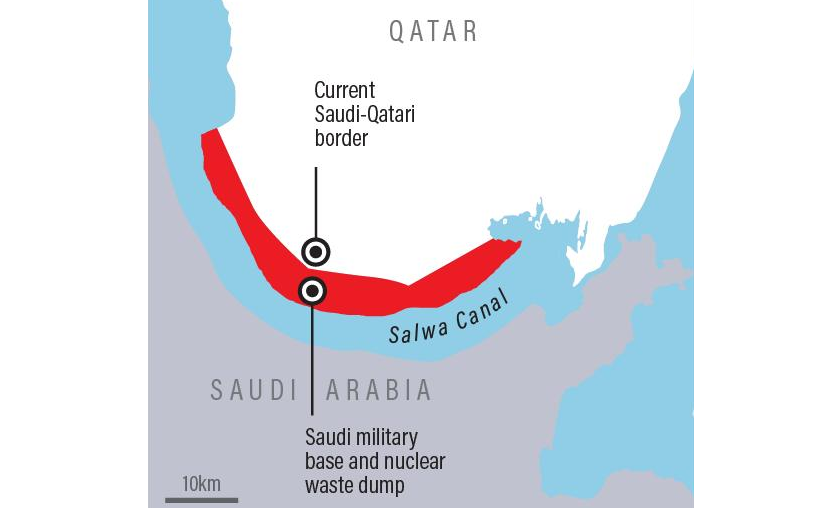 Заказчикам канал сулит большие дивиденды (на карте подписан как канал Салва)