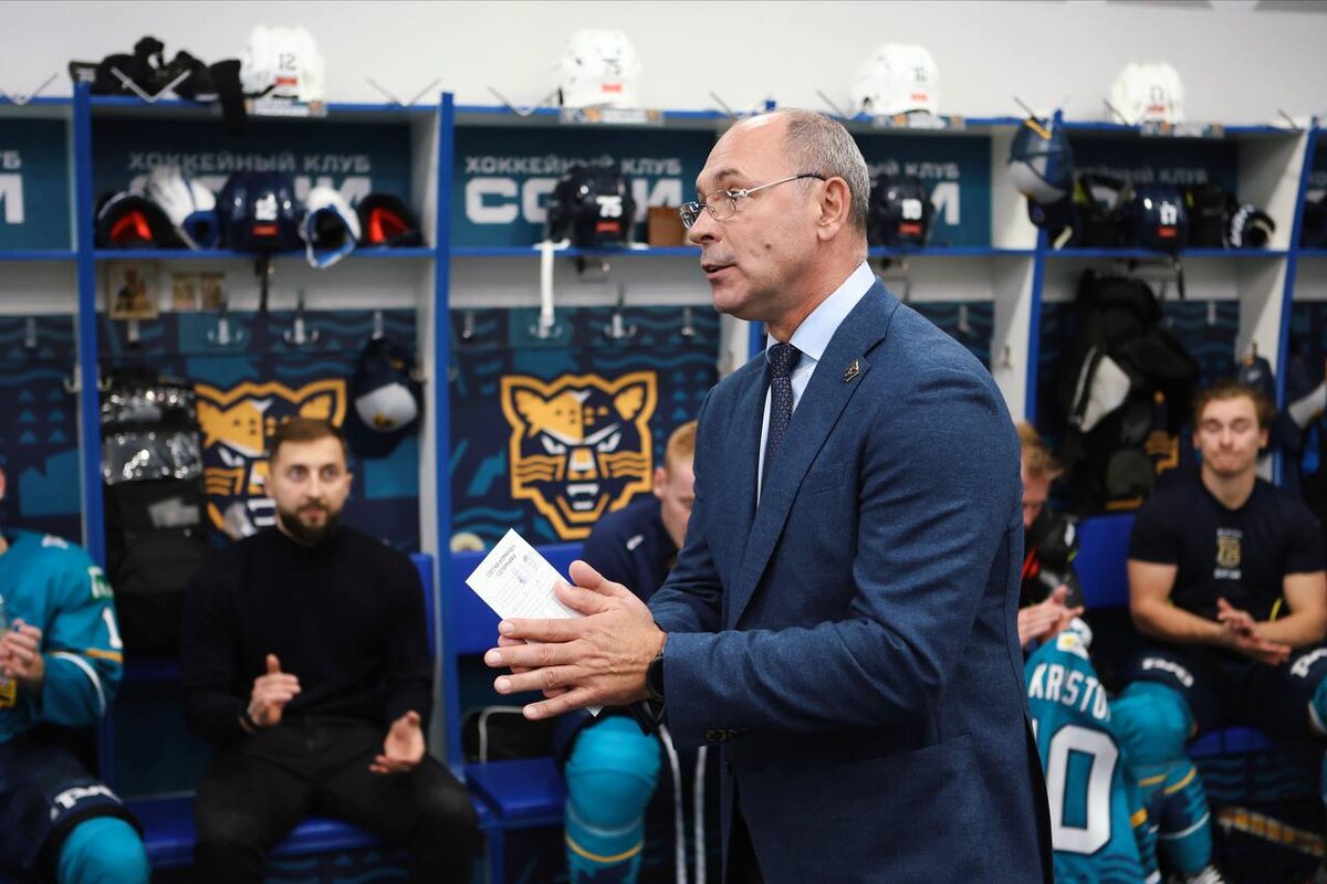    Фото: Telegram/ХК Сочи, по-братски