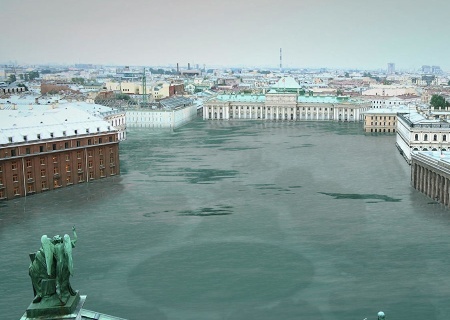    В Санкт-Петербурге фиксируется подъём воды в реках