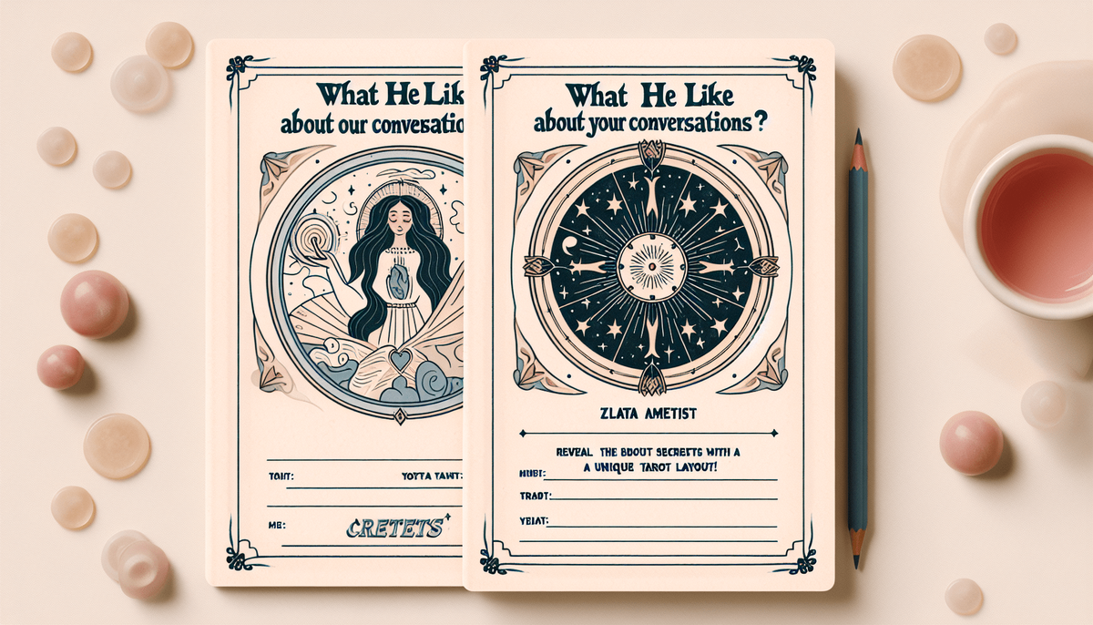    Что ему нравится в ваших разговорах? Раскройте секреты с уникальным раскладом Таро! Злата Аметист