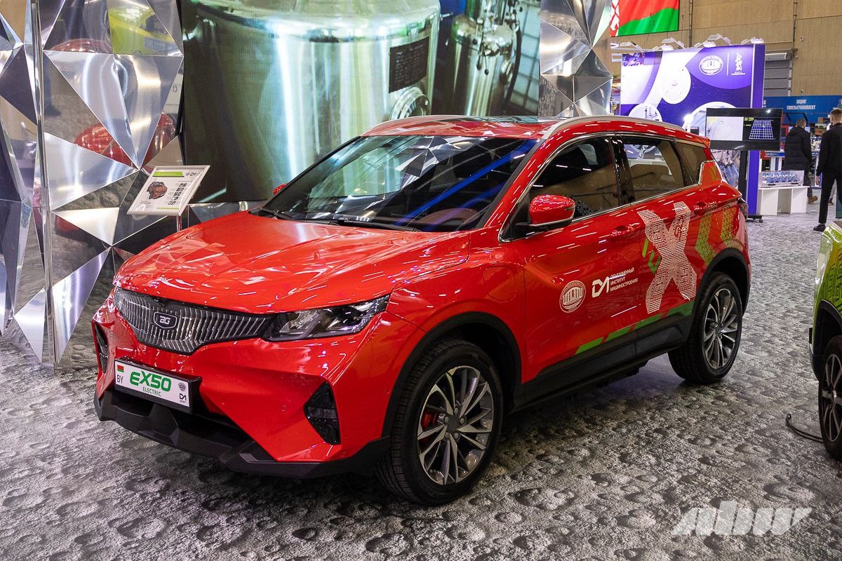 Электромобиль Belgee X50 в своей обновленной интерпретации.