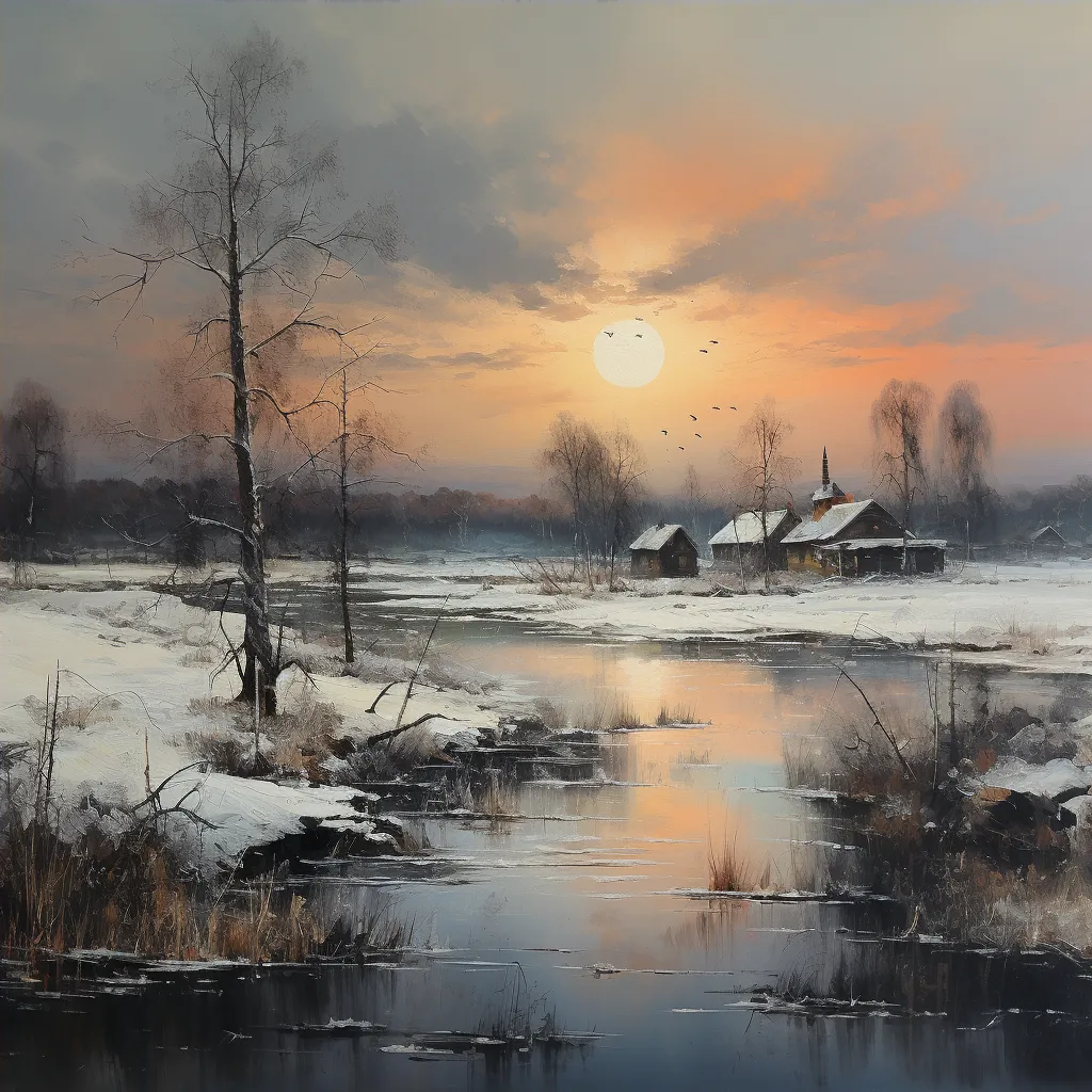 А такой мы видим русскую зиму всё чаще