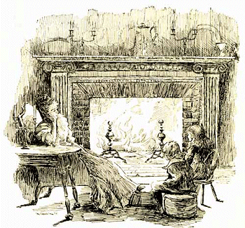 
A Silent Group About the Hearth