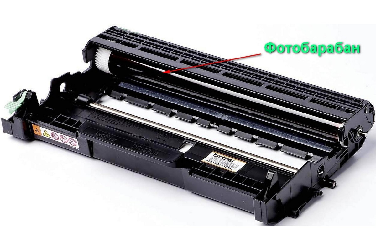 Драм картридж Brother. Фотобарабан легко заменить самостоятельно