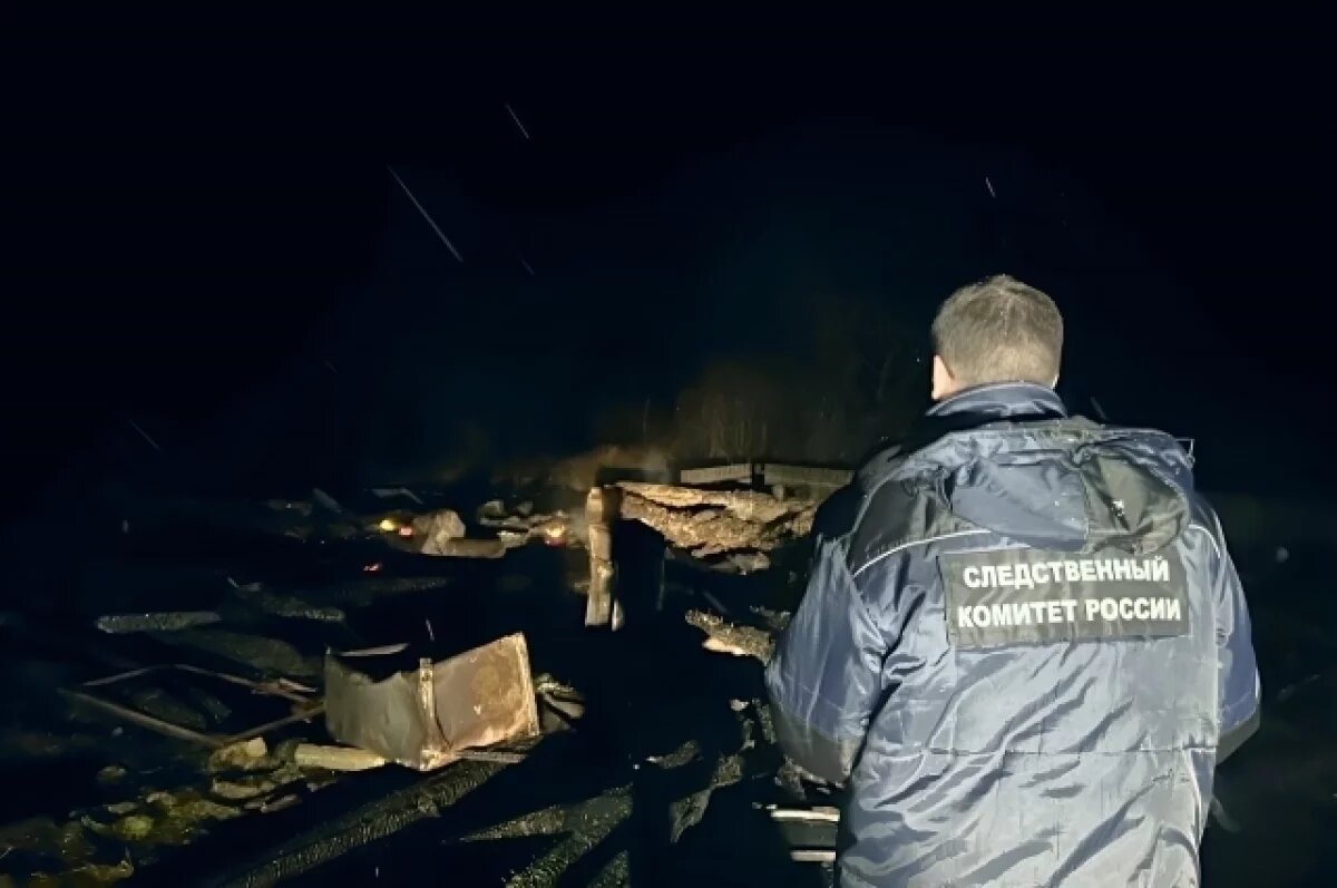    СК выясняют обстоятельства гибели мужчины на пожаре в Тверской области
