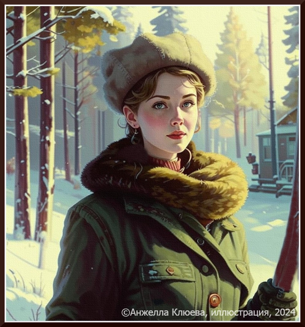 «Анфиса». Иллюстрация создана творческим трудом автора канала «Смородиновые очи» с помощью искусственного интеллекта – нейросети Kandinsky 3.1 (с элементами авторской ручной прорисовки) и компьютерной графики. Какое-либо сходство изображения с реальными людьми является случайным.