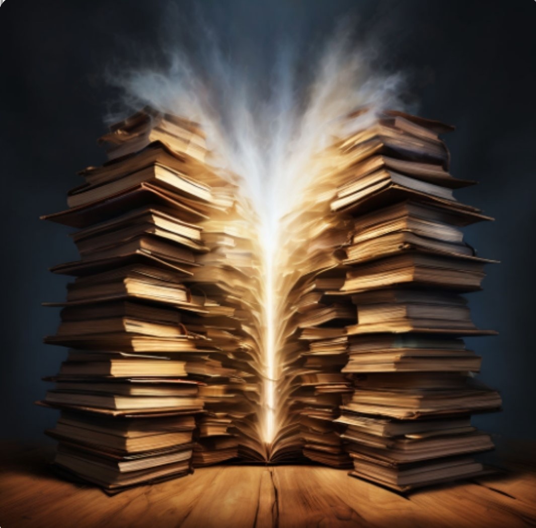 Стопка книг. Даже две. Или три?