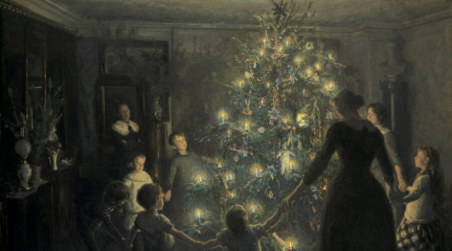    Вигго Йохансен, «Светлое Рождество», 1891 г. Фото: общественное достояние