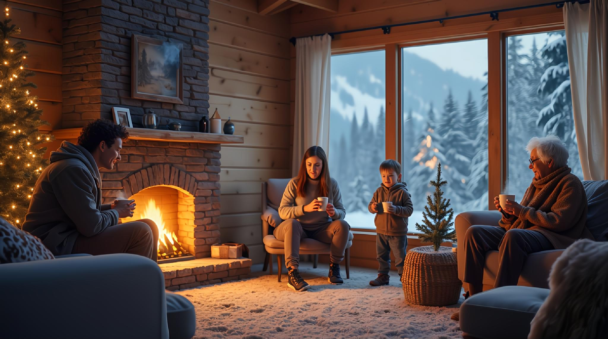  Воспоминания у костра, в камине потрескивали дрова.