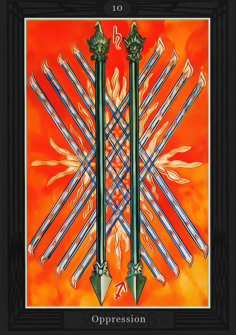 Десятка Жезлов / «Угнетение»