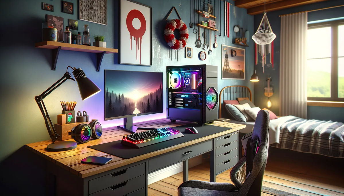 Дизайн комнаты геймера - вариант.