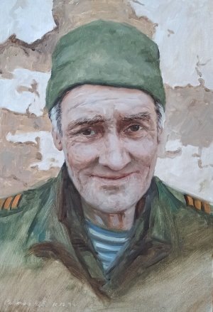    "Доброволец" - образ абсолютной человеческой любви. / Фото: из архива художника Юрия Сивачева