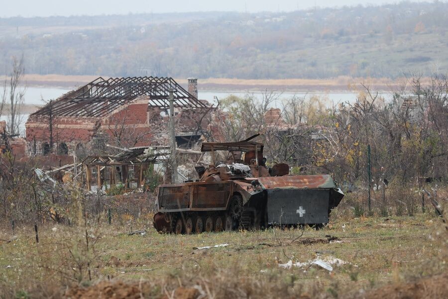    Уничтоженная боевая техника ВСУ / Источник: © Дмитрий Ягодкин/ТАСС
