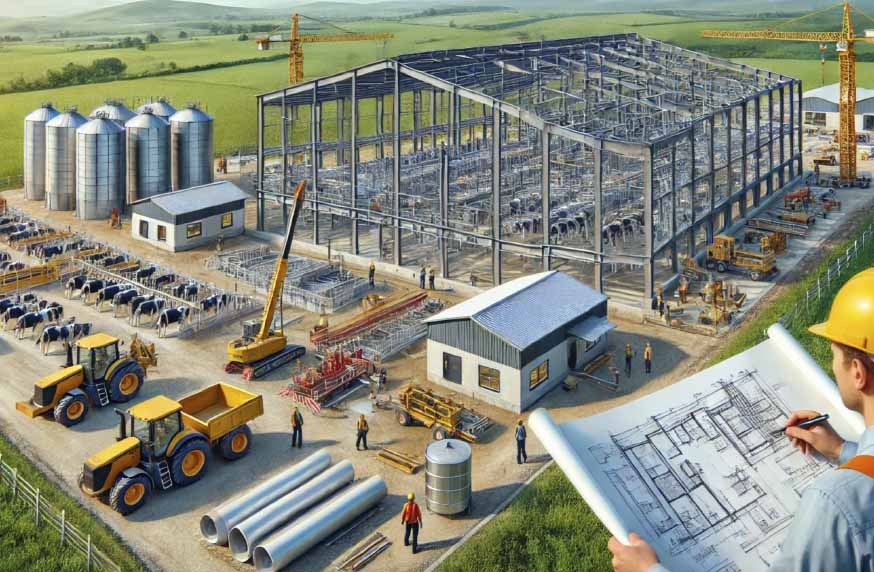 строительство молочных ферм