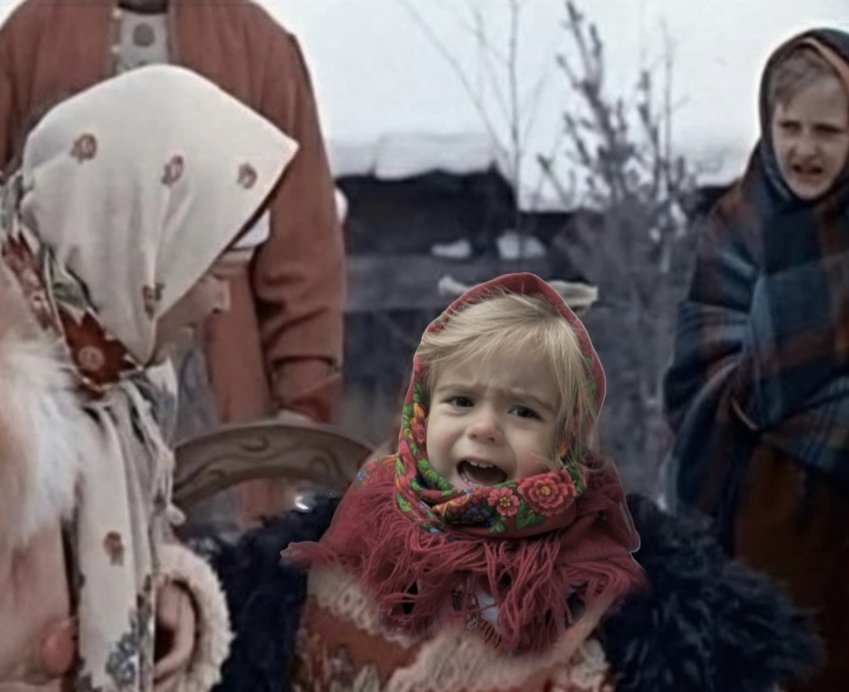 Фотошоп к кадру из сказки «Морозко»