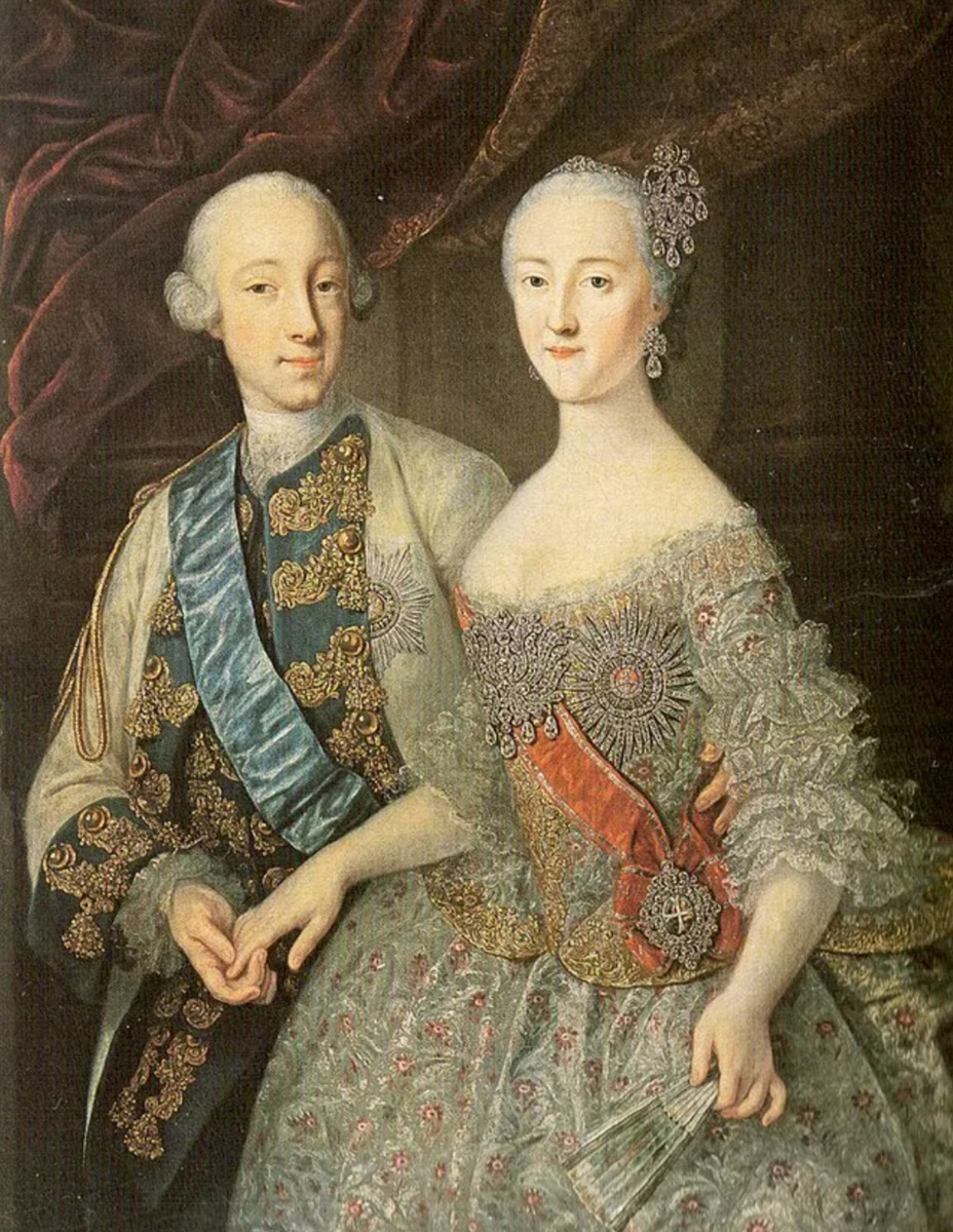 Петр III и Екатерина Алексеевна