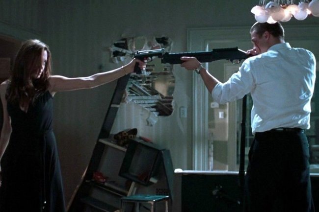    Анджелина Джоли и Брэд Питт (Мистер и миссис Смит 2005)