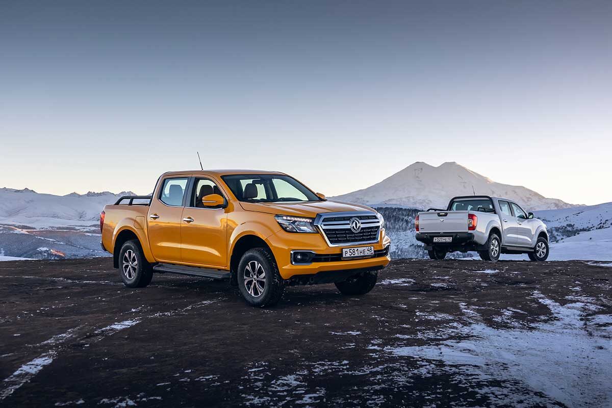 Dongfeng DF6 создан на базе японского пикапа Nissan Navara, и во многом копирует «японца» конструктивно.
