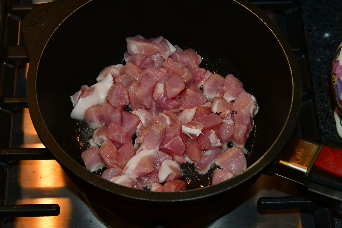 Оюжариваем мясо