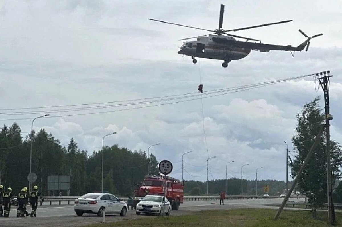    Вертолёты санавиации перевезли за год 200 маленьких свердловчан