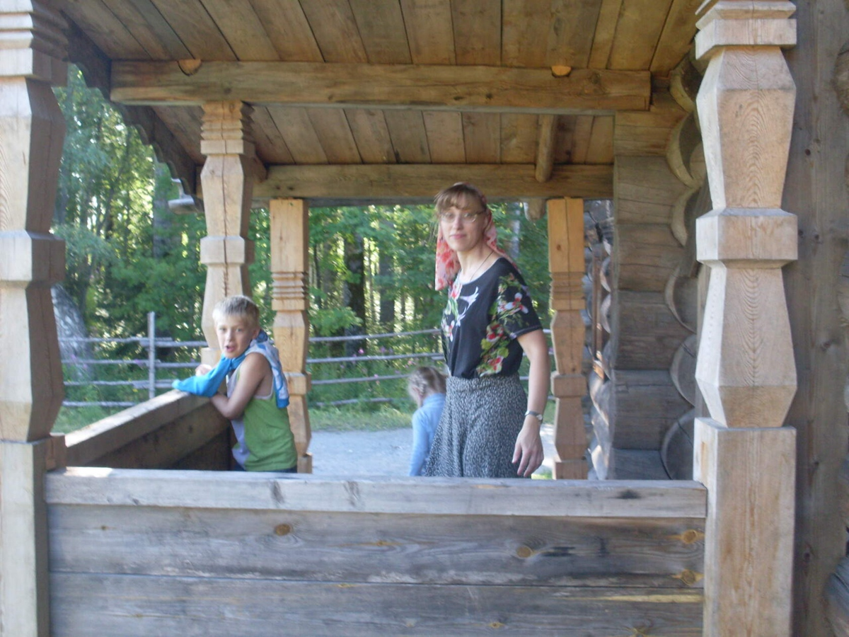 Моя жена и младшие дети, Архангельск, 2010 год