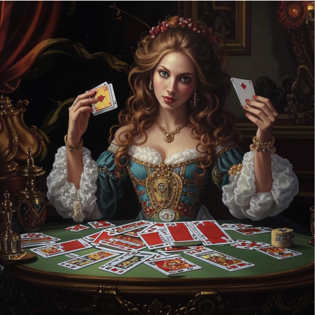 Этические моменты, которые желательно соблюдать во время гадания на картах. Иллюстрация сгенерирована нейросетью