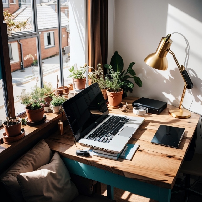 Кабинет вебдизайнера в студии Колорсат