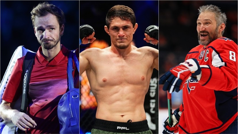     Даниил Медведев, Шамиль Мусаев и Александр Овечкин  Marco Canoniero, Cooper Neill, Scott Taetsch | Getty Images