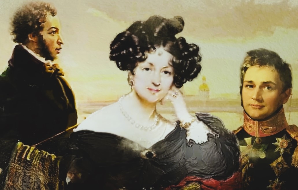 Александр Пушкин, Елизавета Браницкая и Михаил Воронцов.