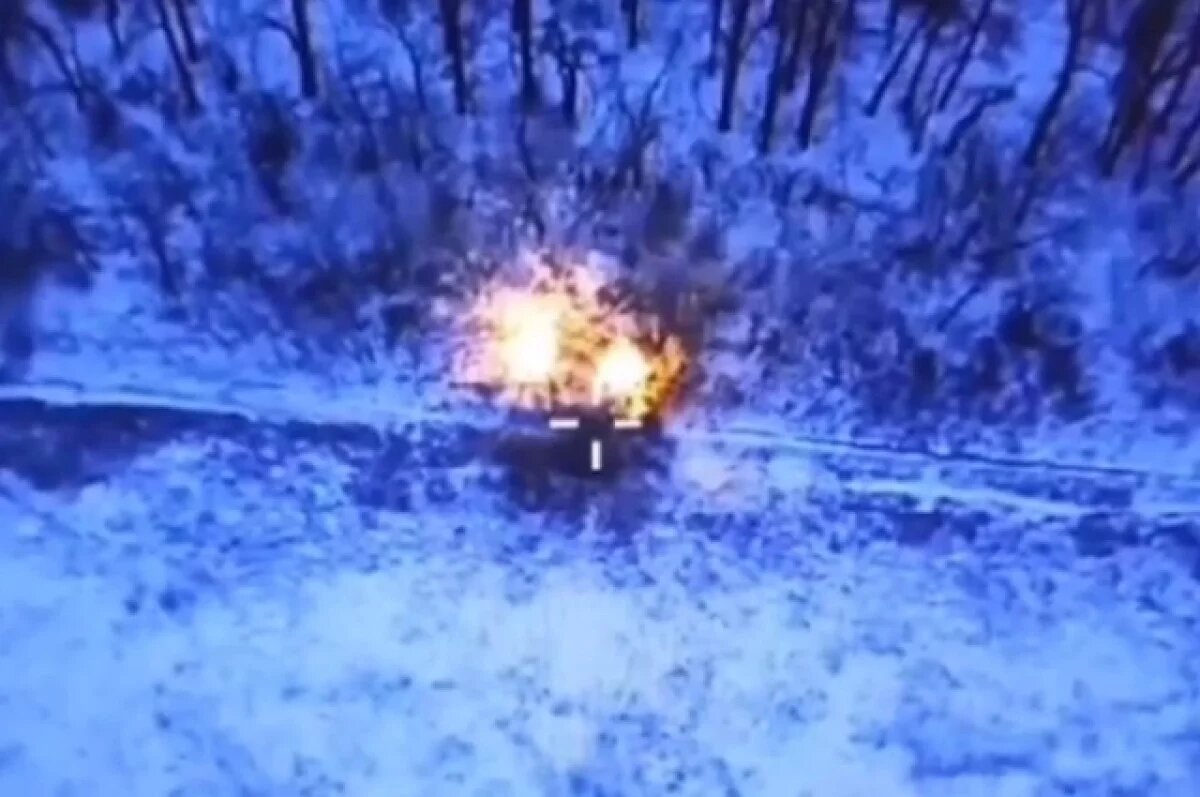    МО показало поражение скрытой минометной позиции ВСУ в Сумской области