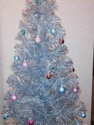 Моя персональная серебристая елочка, любимка)