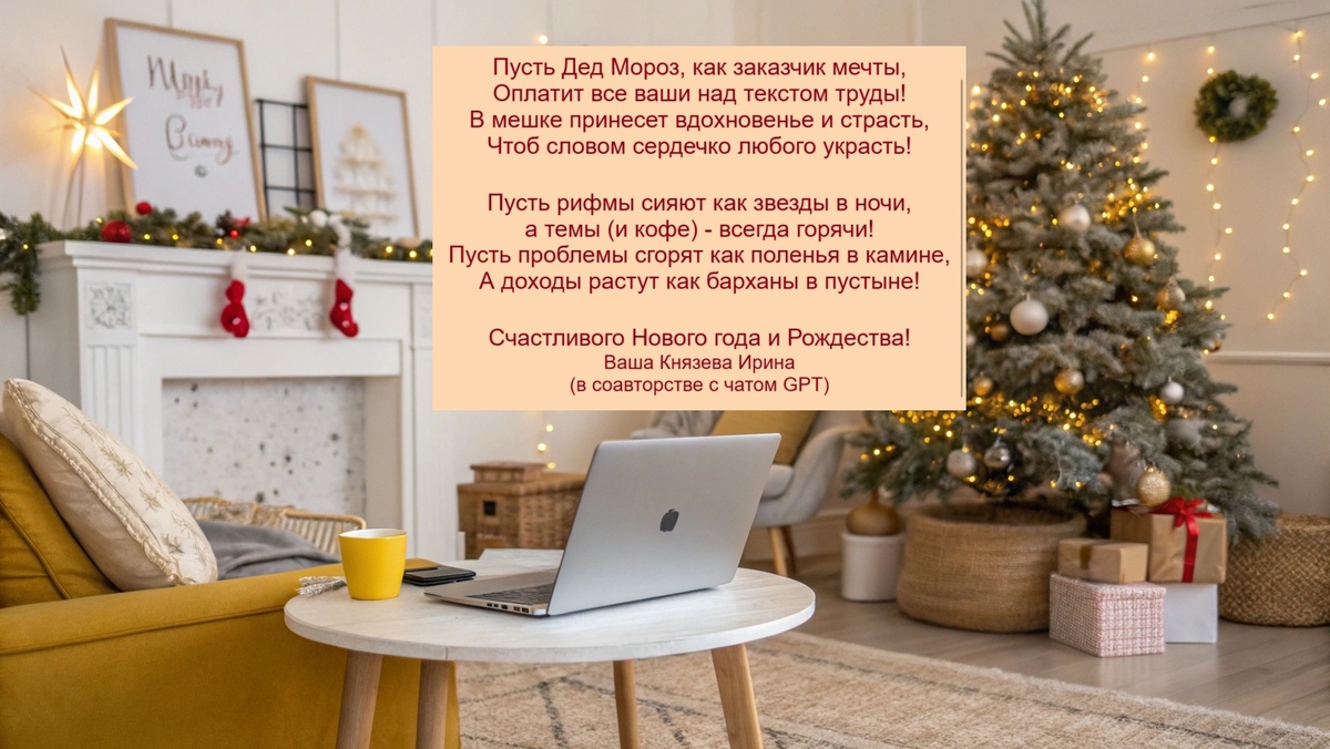 Поздравляю с наступающими Новым годом и Рождеством! 🎄