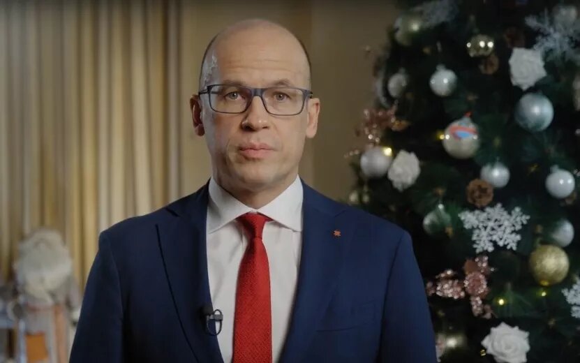    Александр Бречалов поздравил жителей Удмуртии с Новым годом
