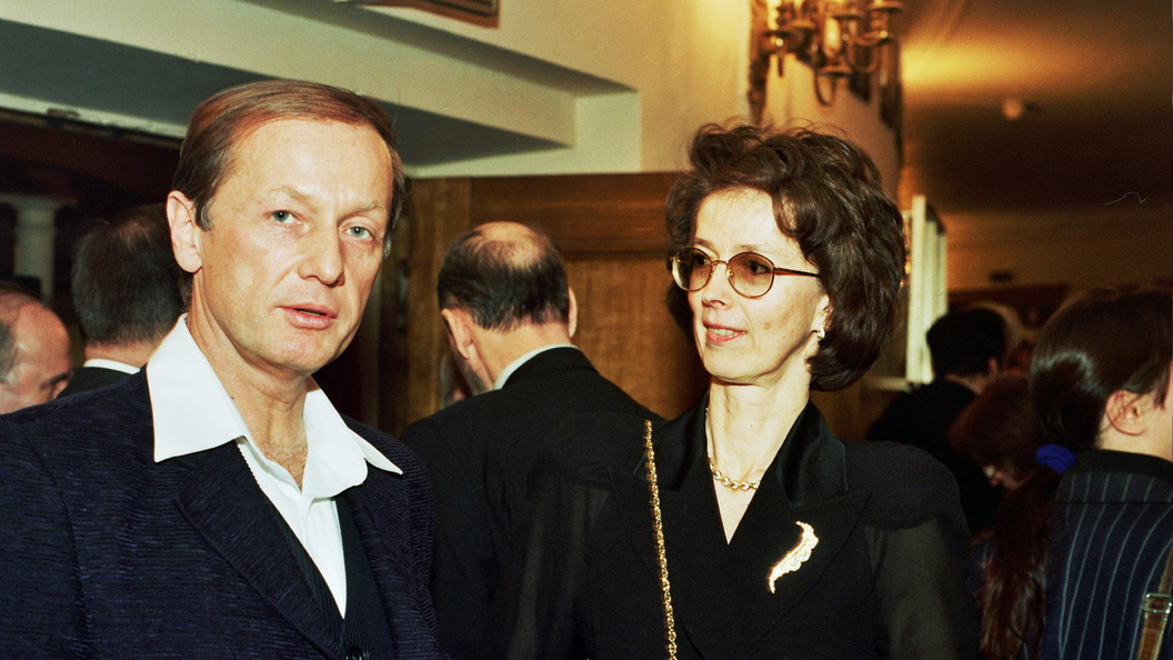 Михаил Задорнов с первой женой с Велтой 