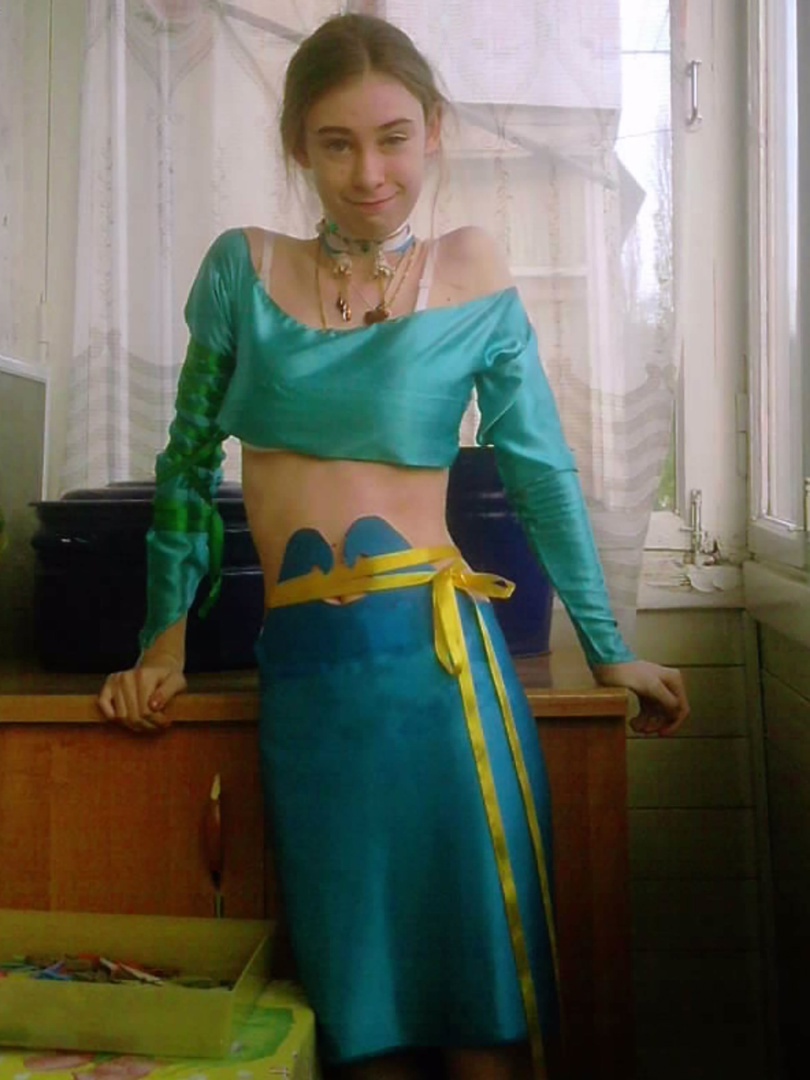 Ориби Каммпирр. Авторский костюм на Чародеек: совмещение элементов одежды с лентами

© Copyright: Ориби Каммпирр